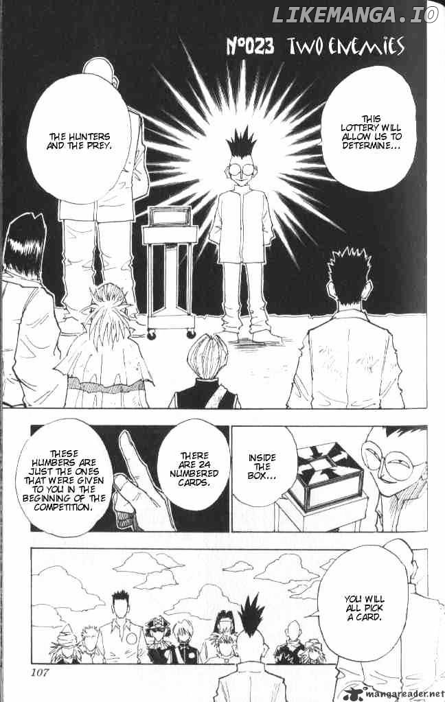 Hunter x Hunter, Chapter 23 image 02
